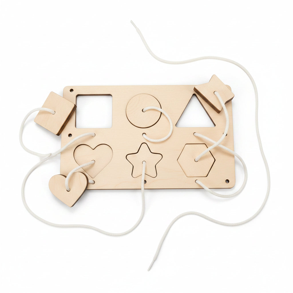 Accessoires Montessori de qualité supérieure pour tableau d'activités, jouets éducatifs sensoriels et de motricité fine | Kit d'activités en bois pour enfants d'âge préscolaire