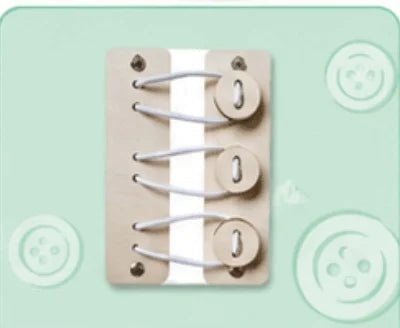 Accessoires Montessori de qualité supérieure pour tableau d'activités, jouets éducatifs sensoriels et de motricité fine | Kit d'activités en bois pour enfants d'âge préscolaire