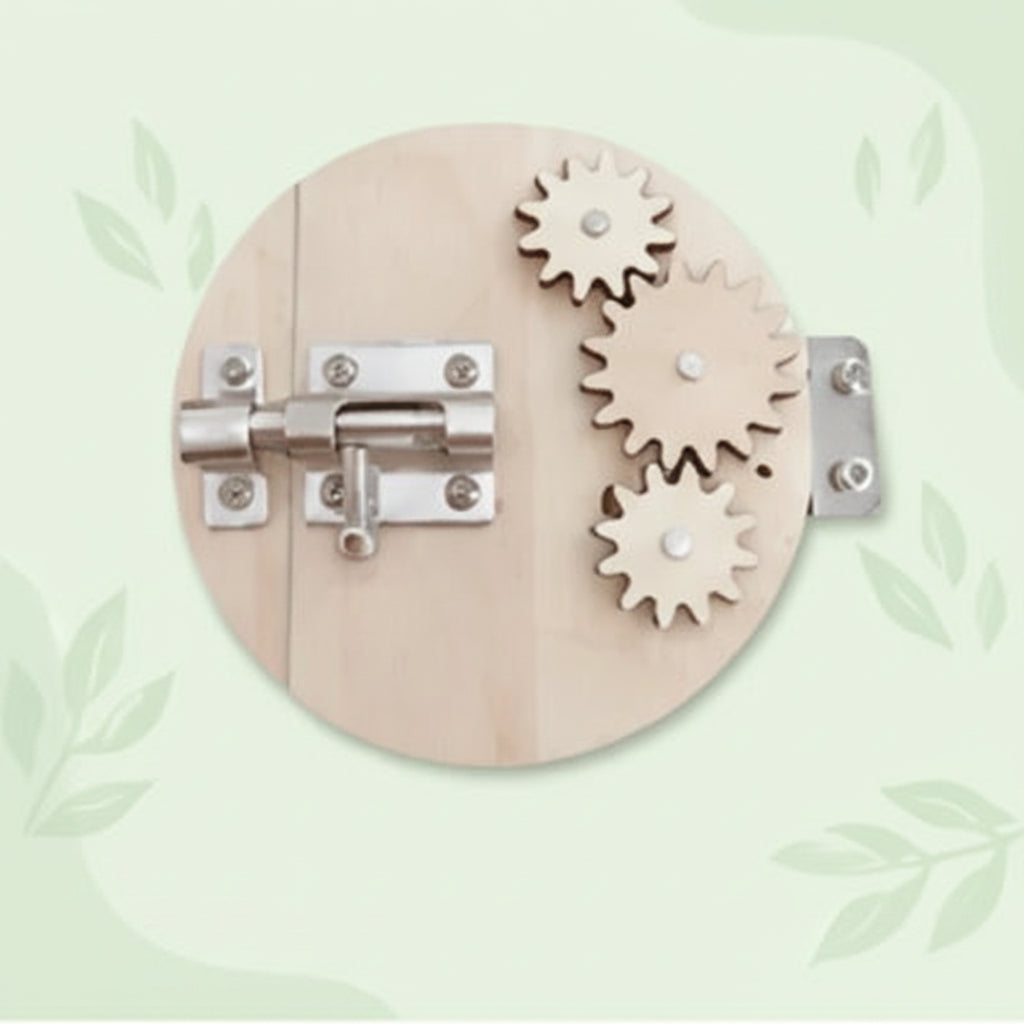 Accessoires Montessori de qualité supérieure pour tableau d'activités, jouets éducatifs sensoriels et de motricité fine | Kit d'activités en bois pour enfants d'âge préscolaire