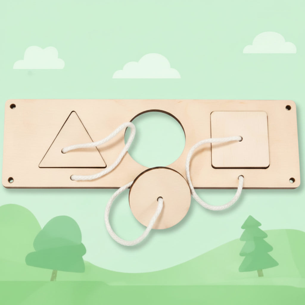 Accessoires Montessori de qualité supérieure pour tableau d'activités, jouets éducatifs sensoriels et de motricité fine | Kit d'activités en bois pour enfants d'âge préscolaire