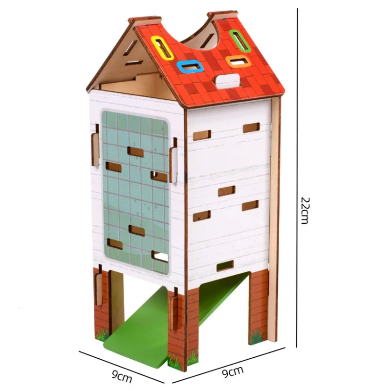 Jeu de société en bâtonnets de bois - Jeu Montessori interactif parent-enfant - Jeu de combat à deux joueurs - Casse-tête - Jouet d'éveil