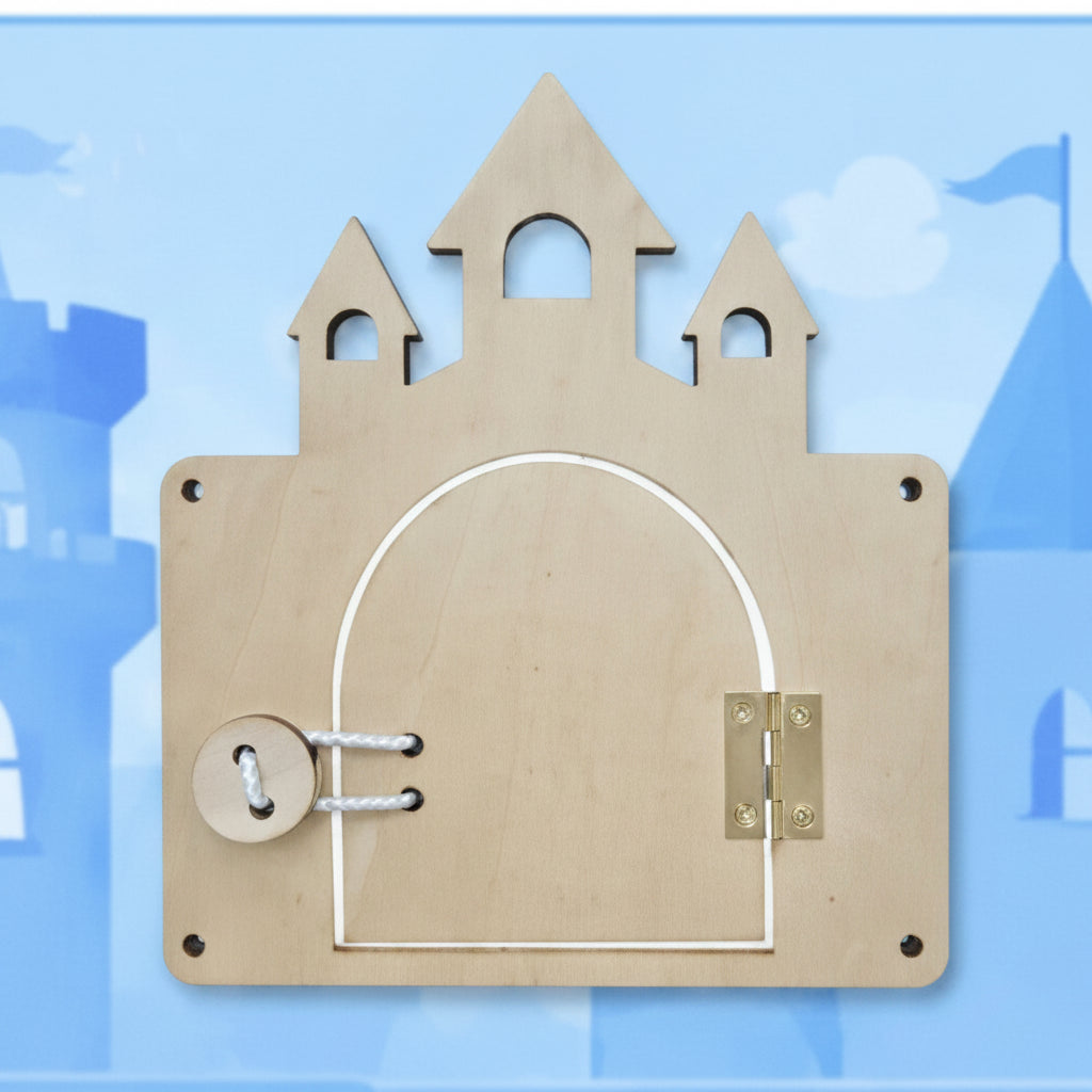 Accessoires Montessori de qualité supérieure pour tableau d'activités, jouets éducatifs sensoriels et de motricité fine | Kit d'activités en bois pour enfants d'âge préscolaire