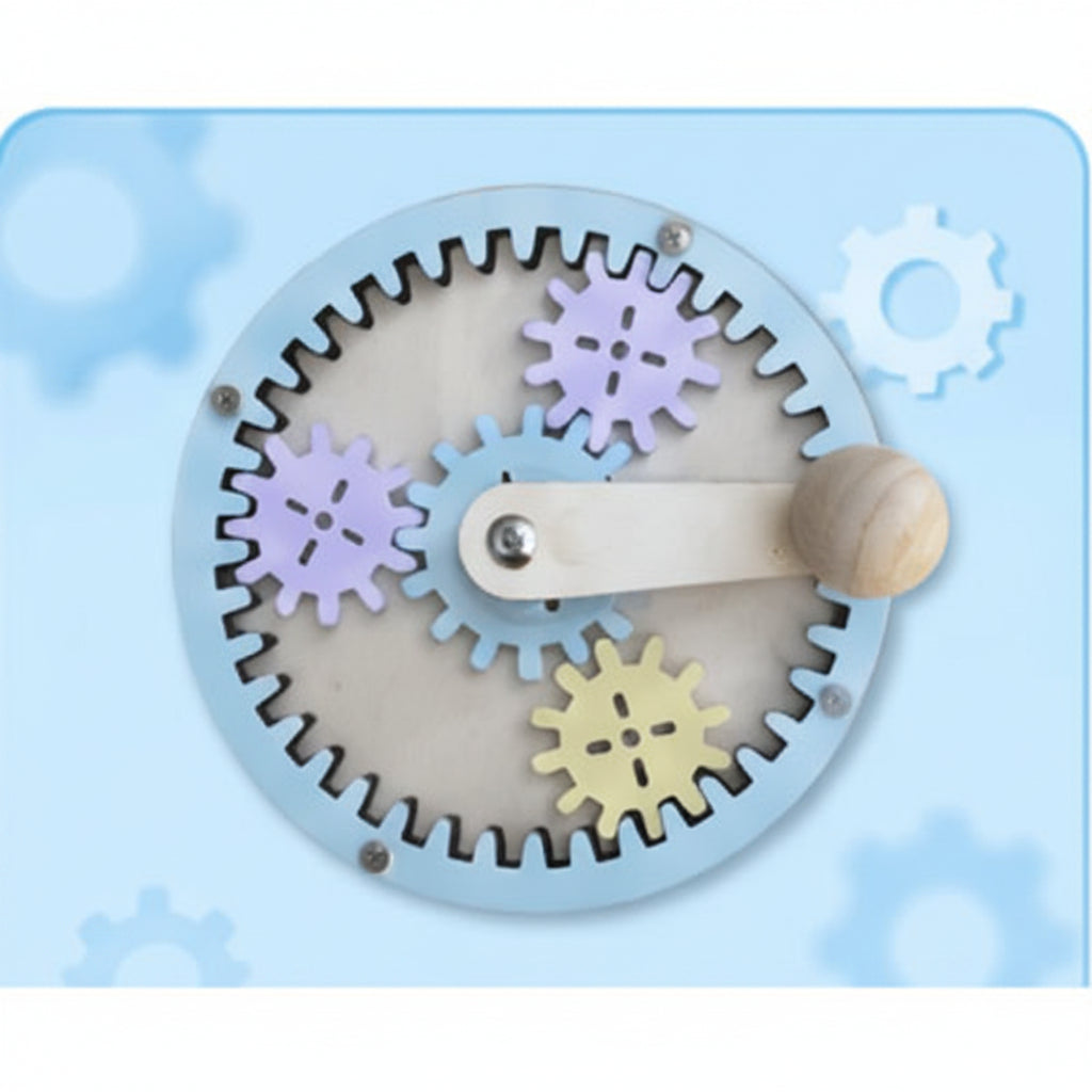 Accessoires Montessori de qualité supérieure pour tableau d'activités, jouets éducatifs sensoriels et de motricité fine | Kit d'activités en bois pour enfants d'âge préscolaire