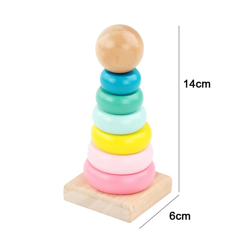 Jouets Montessori pour bébés, puzzles 3D en bois, jeux d'éveil, jouets éducatifs en bois pour enfants, cadeaux d'anniversaire
