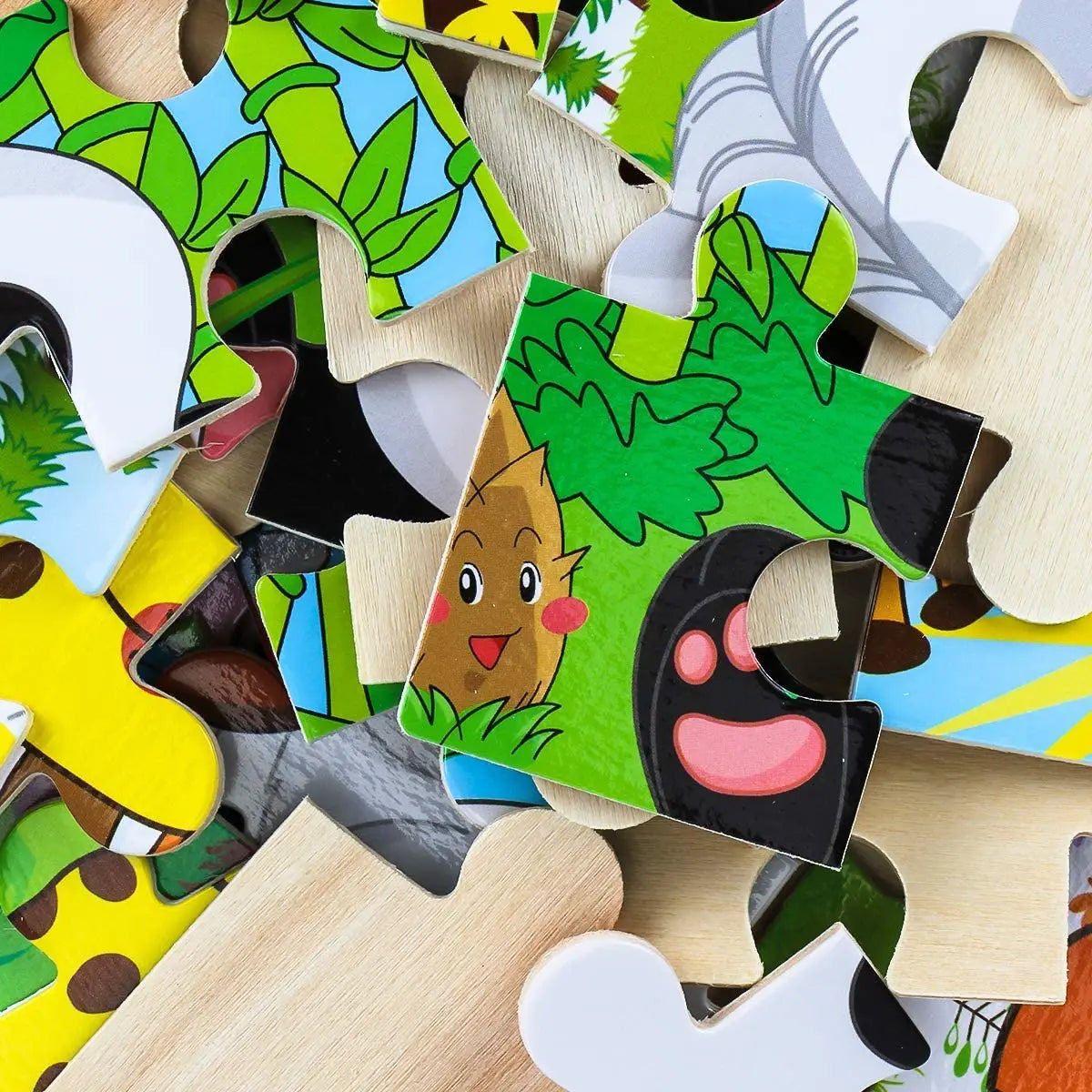 Puzzle 9/16 pour enfants de 2 à 5 ans, puzzle en bois pour tout-petits, jouet éducatif préscolaire, puzzle d'animaux pour garçons et filles