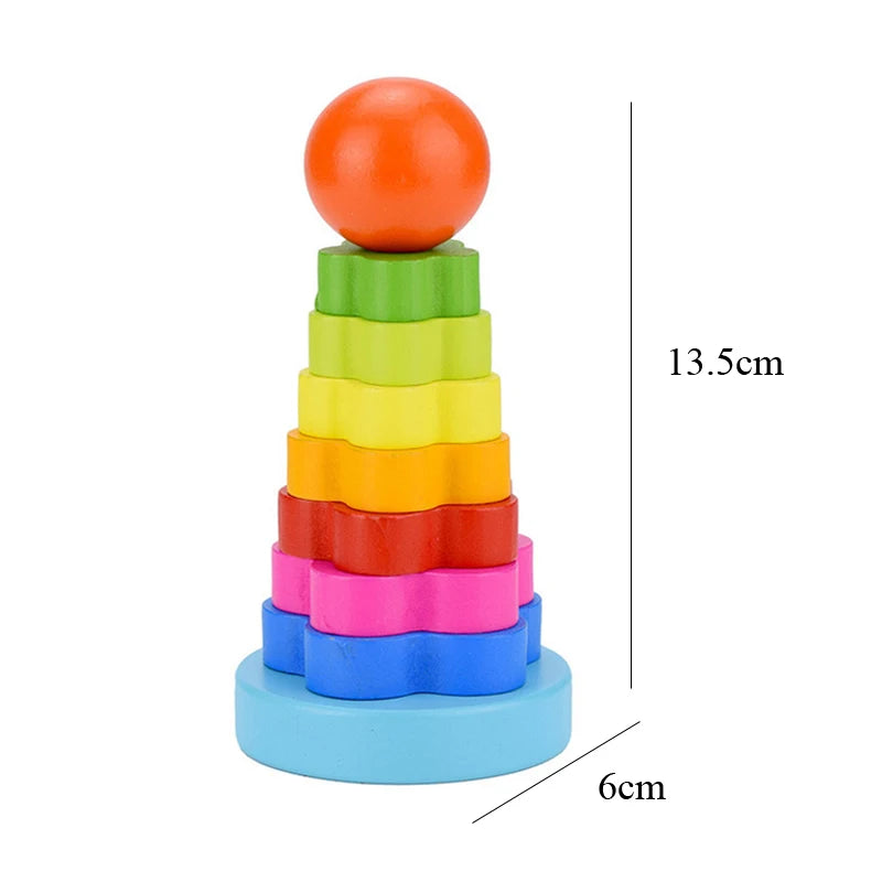 Jouets Montessori pour bébés, puzzles 3D en bois, jeux d'éveil, jouets éducatifs en bois pour enfants, cadeaux d'anniversaire