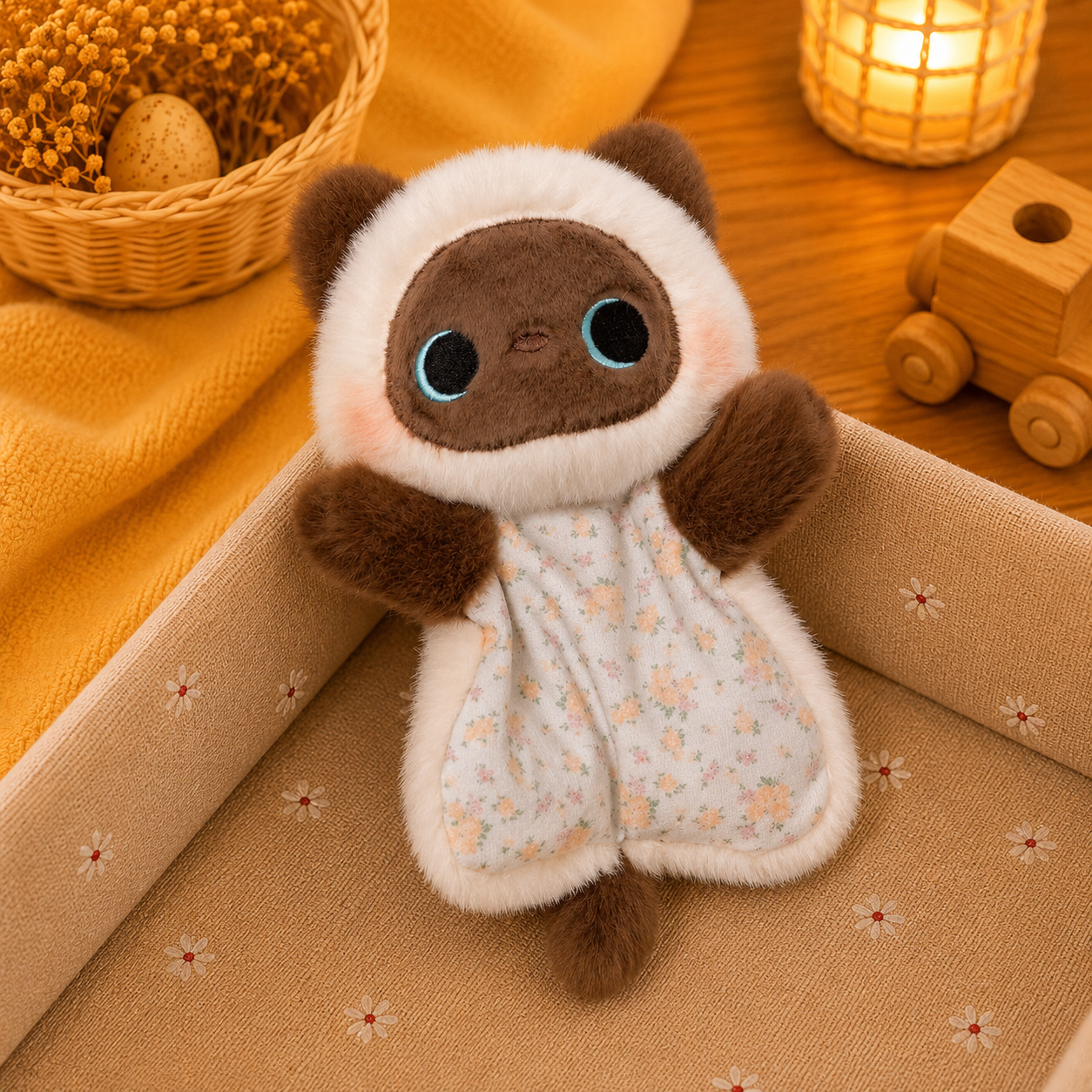 🦊 Peluche Apaisante Douce – 16 cm