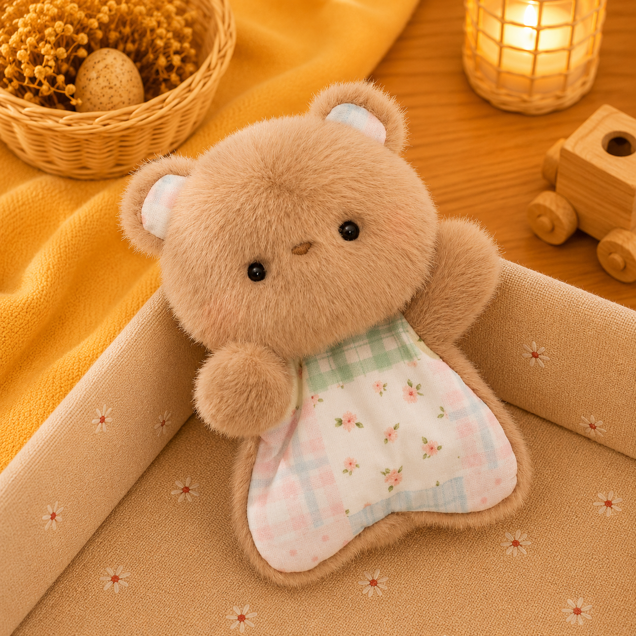 🦊 Peluche Apaisante Douce – 16 cm