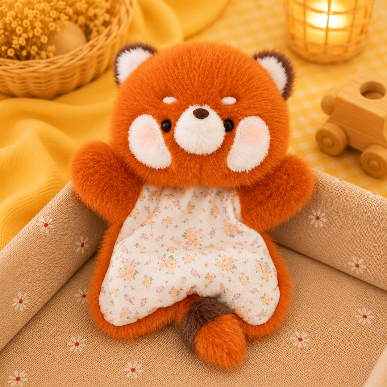 🦊 Peluche Apaisante Douce – 16 cm