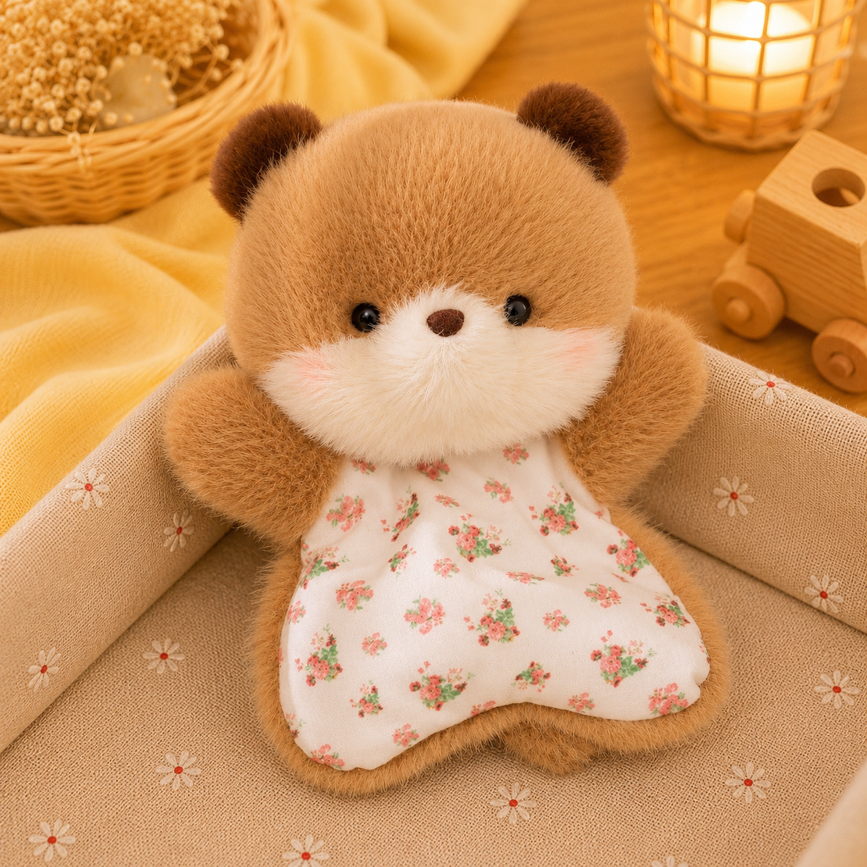 🦊 Peluche Apaisante Douce – 16 cm