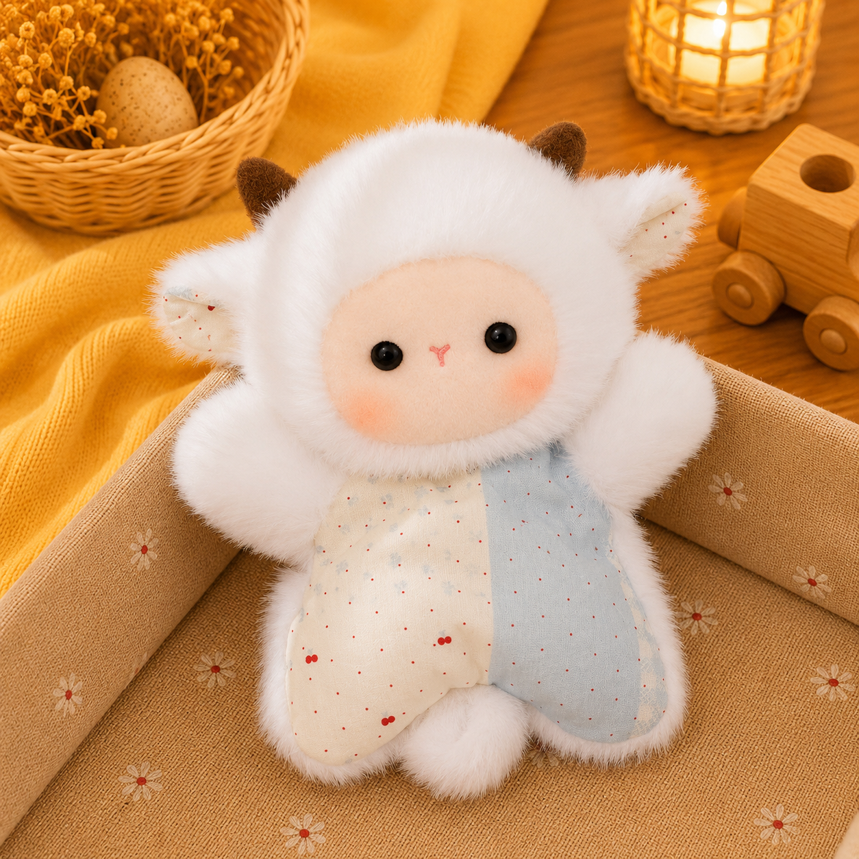 🦊 Peluche Apaisante Douce – 16 cm