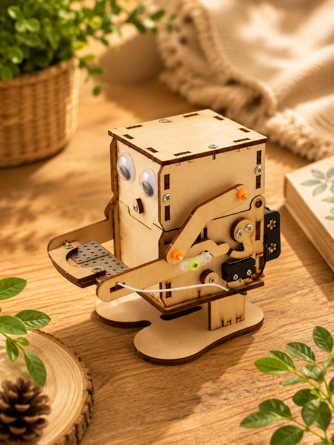 🤖 Robot mangeur de pièces à construire