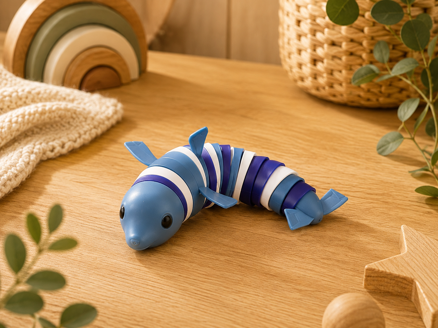 🦈 Requin, Dauphin & Phoque articulés sensoriels