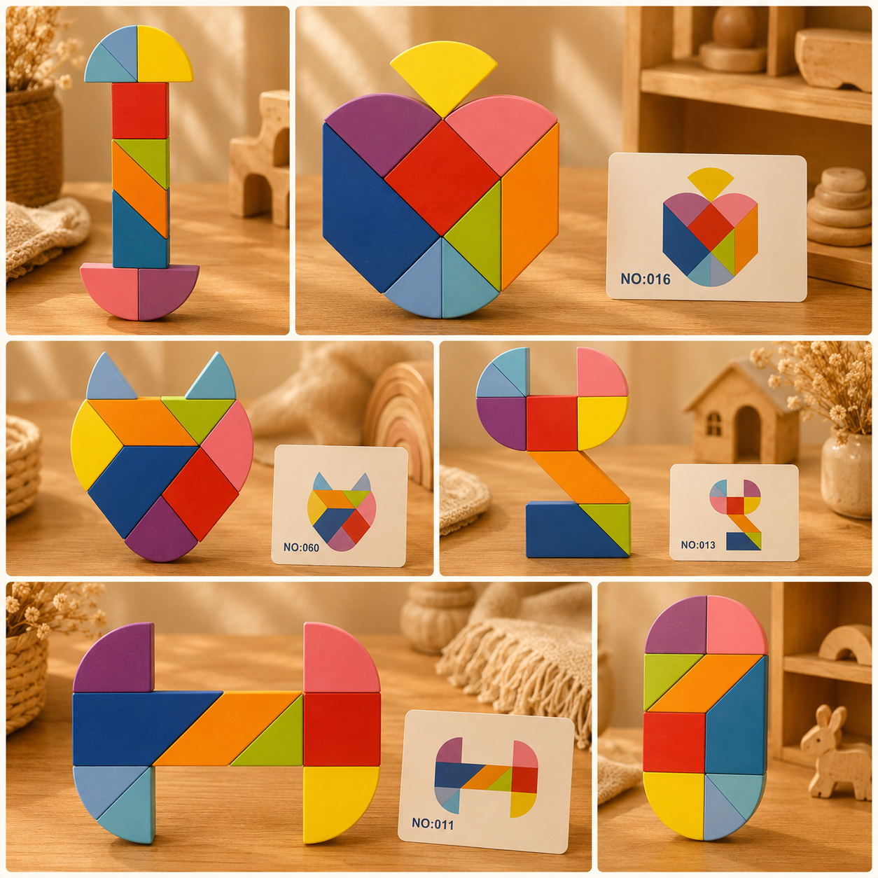🧩 Puzzle de formes créatif
