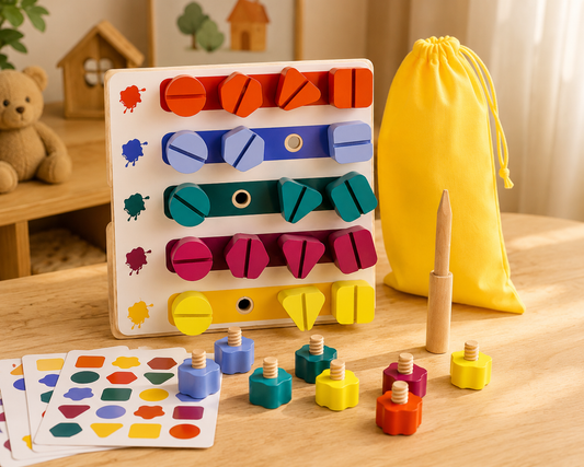 🧩 Jeu Montessori de Tri des Formes et Couleurs
